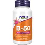NOW NOW Vitamin B-50, 100 Tablets - fitnesdobavki - 31,10 лв