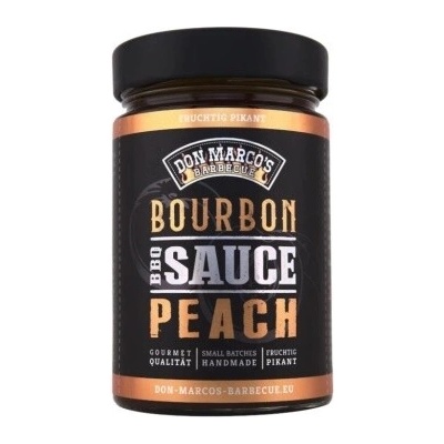 BBQ omáčka DON MARCOS Bourbon Peach, 260 ml