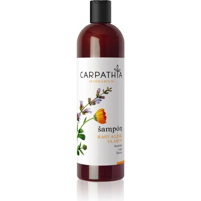 Carpathia Herbarium šampon na růst a lesk vlasů 350 ml