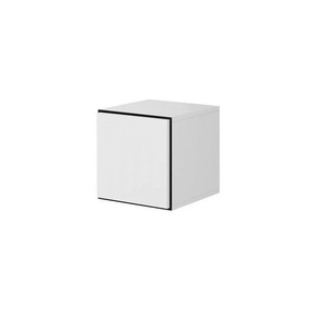 Cama meble Cama пълен шкаф за съхранение ROCO RO5 37/37/39 бял/черен/бял (RO5 BI/CZ/BI)