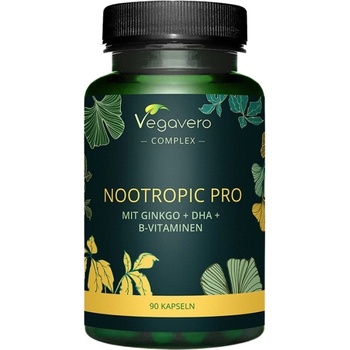 Image 1 of Vegavero Nootropic Pro | with Ginkgo Biloba, DHA & B-Complex [90 капсули]