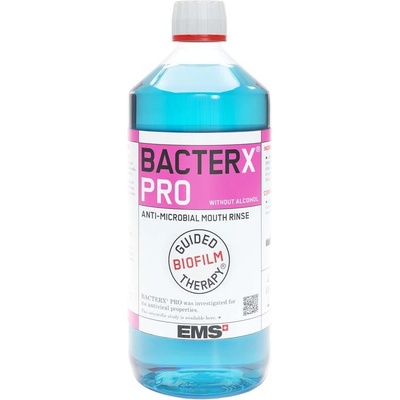 BacterX PRO antibateriální ústní výplach 0,1% CHX 1 l