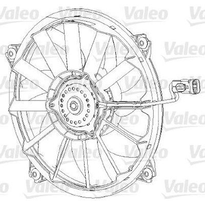 Větrák, chlazení motoru VALEO 696091