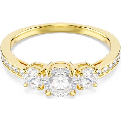 Swarovski Trblietavý pozlátený prsteň Stilla Attract 572329
