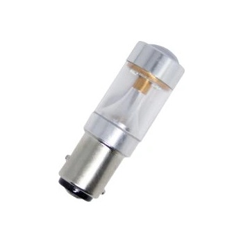 Image 1 of Диодна крушка тип ba15s с 6 диода 2323 и рефлектор - единична светлина Бяла