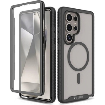 Tech-Protect Magsafe Калъф за Samsung S25 Ultra, Tech-Protect Defense 360 Case, Черен (5906302322442)