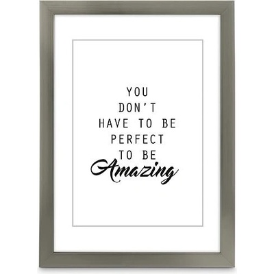 Hama rámeček plastový CHIARO, ocelová, 40x60 cm – Zboží Mobilmania