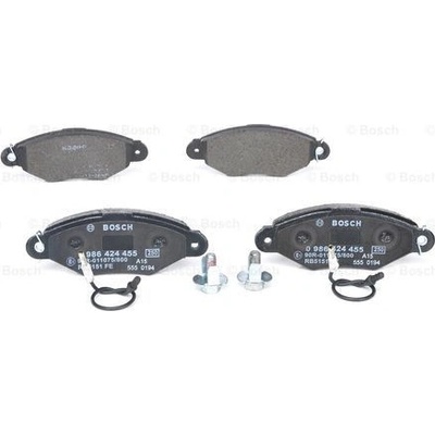 BOSCH Sada brzdových platničiek kotúčovej brzdy 0986424455
