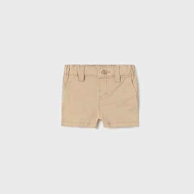 Mayoral Къси панталони от туил за бебе момче в бежово Майорал