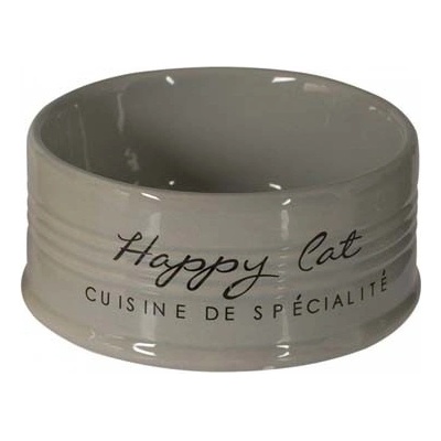 Duvo+ keramická miska pre mačky HAPPY CAT 10,5 cm 300 ml