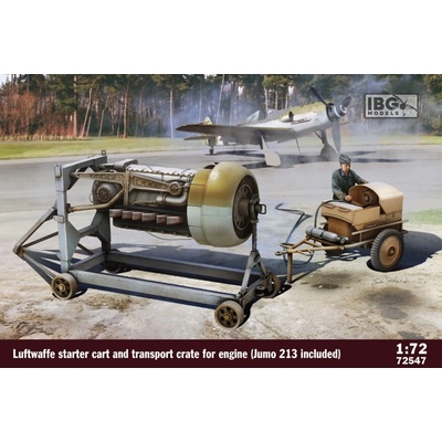 IBG Luftwaffe Starter car and Transport Crate for engine Jumo 213 included 1:72