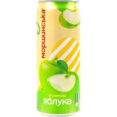 Morshynska Perlivý nápoj Limonáda s příchutí jablka 330 ml