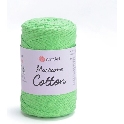 Yarn Art Macrame Cotton 802 zařivá zelená