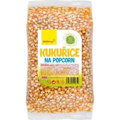 WOLFBERRY Kukurica na popcorn 1000 g
