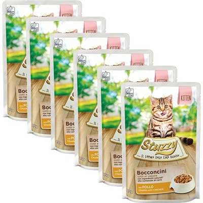 Stuzzy Cat Kitten Chunks kuracie kúsky gravy 6 x 85 g