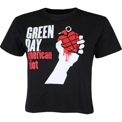 ROCK OFF Дамска тениска (топ) Green Day - American Idiot - ROCK OFF - GDCT12LB