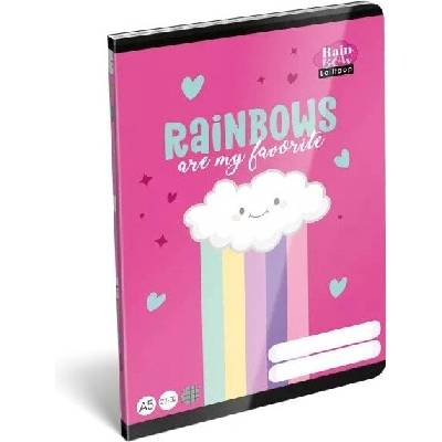 Lollipop Rainbow Čtverečkovaný sešit formát A5