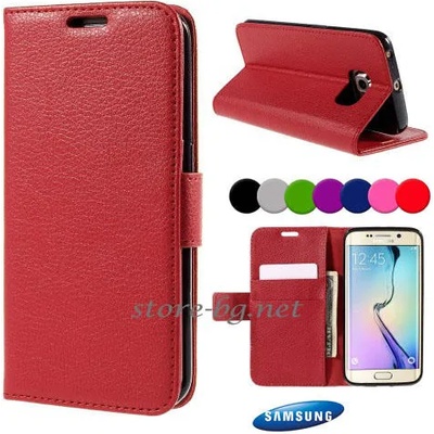 Samsung Galaxy S6 Edge G925 Magnetic Wallet Калъф и Протектор