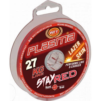 WFT Šňůra KG Plasma Stay Red 300m 0,14mm 18kg
