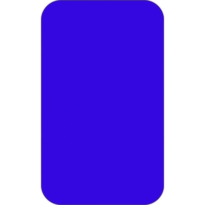 Samolepicí značení umístění palet WT-7110, tvar ''obdélník'' – polykarbonát, modrá, 125×75 mm, balení 25 ks