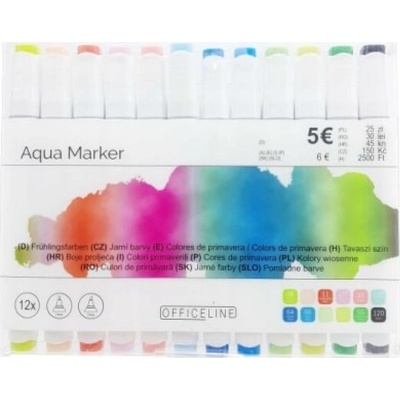 Marabu Graphix Metropolitan Aquarelové popisovače sada 6ks – Hledejceny.cz