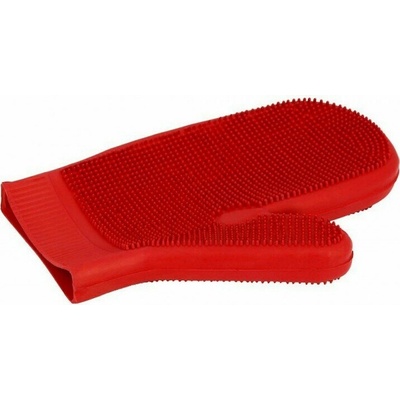 Rukavice gumová masážní Hippo Tonic červená – Zboží Dáma