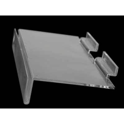 Prima-obchod Plastová polička 11,5x25 cm, barva transparent