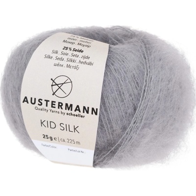 Pletací příze Austermann Kid Silk Barva: 18 SILBER