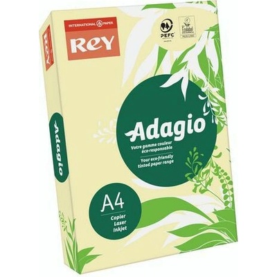 Barevný papír Ray A4 žlutý