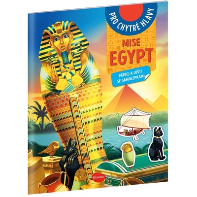 Misia Egypt Pátraj a lúšti so samolepkami