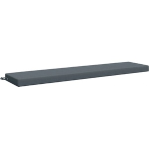 vidaXL Възглавница за пейка SOEST 100% полиестер Синьо 180 x 40 x 8 см (950018)