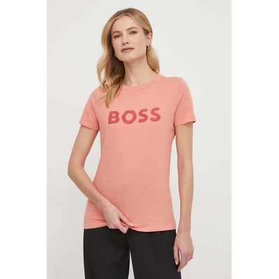 Boss Orange Памучна тениска boss orange в червено 50501139 (50501139)