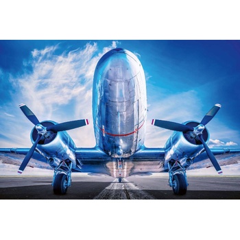 DIMEX ART Флизелинов фототапет исторически самолет 375 x 250 см