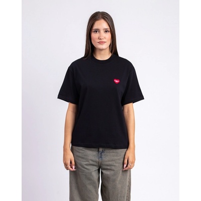 Carhartt WIP W' S S Heart Patch T-Shirt Black Red