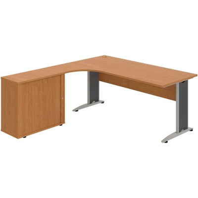 OFFICE PRO s.r.o. HOBIS kancelársky stôl pracovný, zostava pravá - CE 1800 HR P, jelša