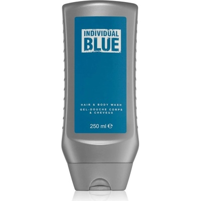 Avon Individual Blue parfumovaný sprchový gél 2 v 1 pre mužov 250 ml