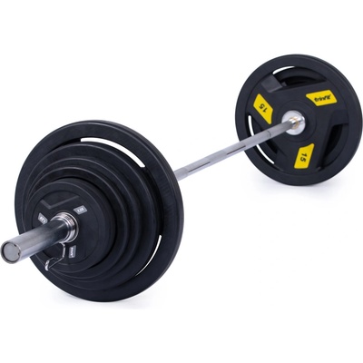 TRINFIT Olympijská činka pogumovaná 90 kg