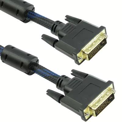 Кабел DeTech DVI-DVI, 5m, 24+1, С ферит - 18186
