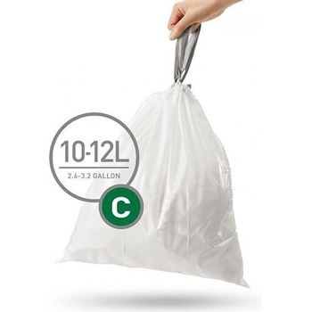 Simplehuman Sáčky 10-12 L typ C zatahovací 20ks v balení 15µm