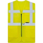 Korntex HI-VIS KXCMMF LARISA / Унисекс светлоотразителна мрежеста жилетка - HV жълто XXXL (76CMMFzv813)