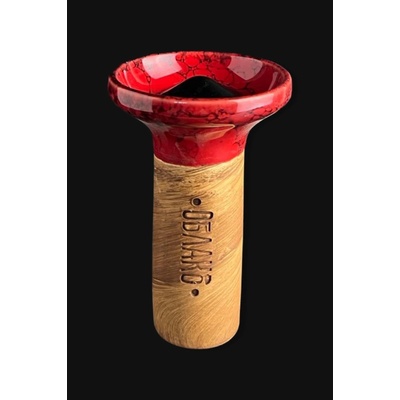Oblako Flow Black on Marble Red