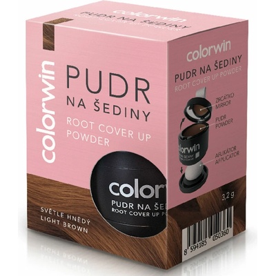 Colorwin pudr na šediny světle hnědý 3,2 g