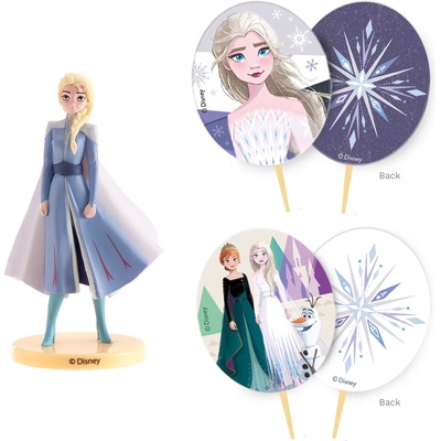 Dekora Комплект за декорация на торта Елза / Frozen 3 бр
