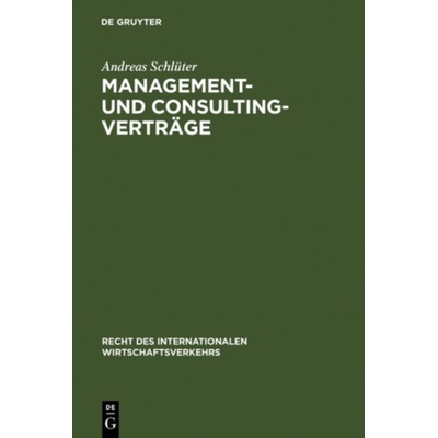 Management- und Consulting-Vertrage - Schluter, Andreas