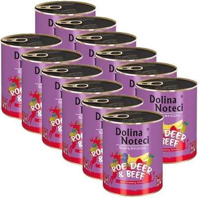 Dolina Noteci Superfood srnčie a hovädzie 12 x 400 g