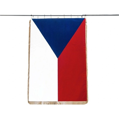 Slavnostní vlajka ČR - sametová - 100 x 150 cm