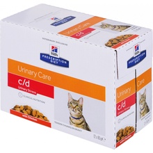 Hill's Prescription Diet C/DStress Starostlivosť o močový systém 12 x 85 g