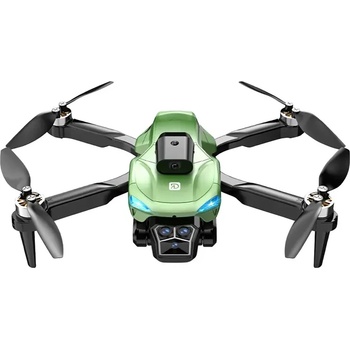 Crazon Детска играчка Сгъваем дрон с камера и сензори за препятствия, зелен цвят