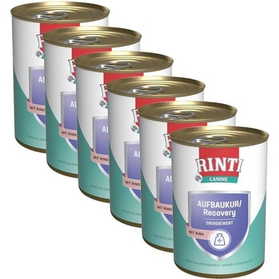 Rinti Canine Recovery hovädzie 6 x 400 g