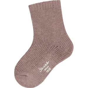 Sterntaler Детски мериносови чорапи Sterntaler Kids' Socks Wool, Handmade Look Sports socks - Taupe - размер 18 (EU) (207-1253-0411)